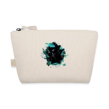 panther,cheetah,leopard,black,green,jungle - Organic Pouch - nature - Front