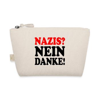 Nazis nein danke - Bio-Täschchen - Natur - Vorne