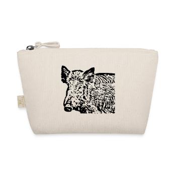 Wild boar Wild boar Pig Sow Pigs - Organic Pouch - nature - Front