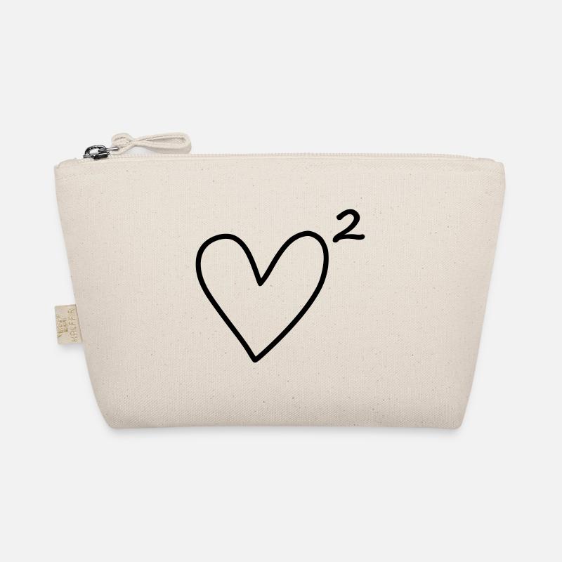 Herz hoch 2 Bio-Täschchen