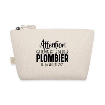 Plombier Région PACA Cadeau Homme Papa Père - Trousse biologique - nature - Devant