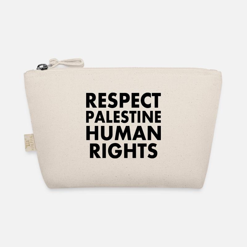 Respect palestine human rights - Bio-Täschchen - Natur