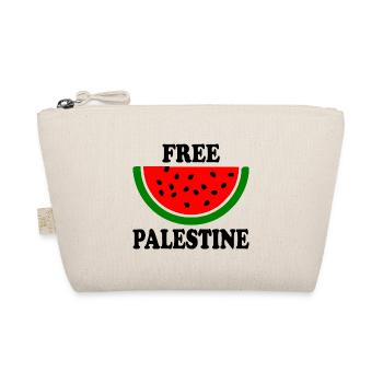 Free palestine Wassermelone Melone - Bio-Täschchen - Natur - Vorne