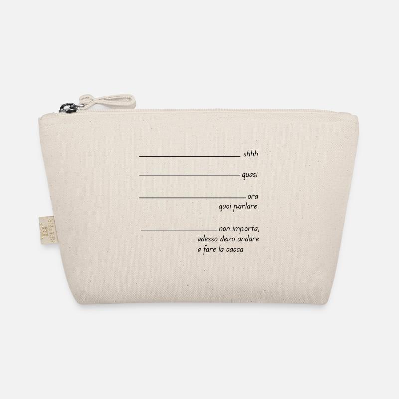 Funny playful gift with sarcastic writing Organic Pouch