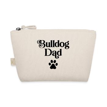 Bulldog Dad - Organic Pouch - nature - Front
