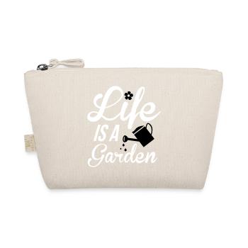 Life is a Garden - Bio-Täschchen - Natur - Vorne