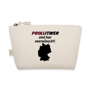 PROLLitiker Politik Politiker Wahl Partei Geschenk - Bio-Täschchen - Natur - Vorne