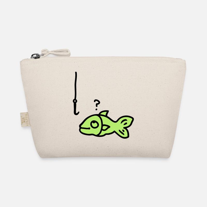 Fish fish hook Organic Pouch