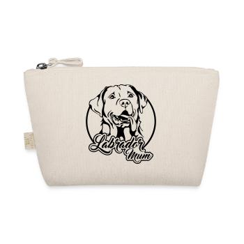 LABRADOR MUM Mama Labbi dog dogs Wilsigns - Organic Pouch - nature - Front