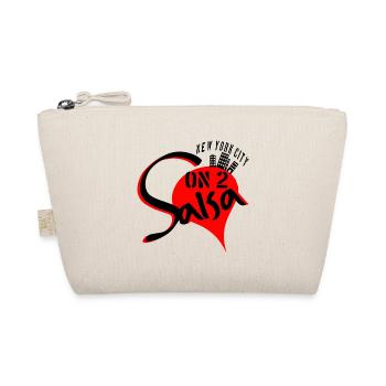 Salsa on 2 - New York City red blk - Dance Shirts - Organic Pouch - nature - Front