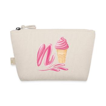 crème glacée molle de la fraise avec Emoji lettre Ne Ice N - Trousse biologique - nature - Devant