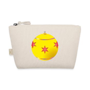 christmas winter reindeer santa claus ugly chr - Organic Pouch - nature - Front