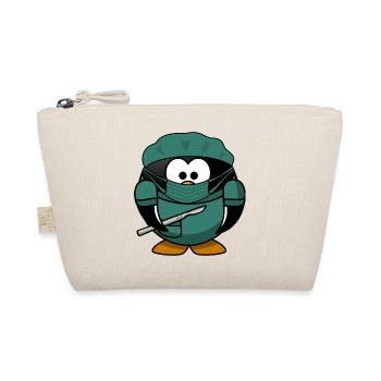 Penguin surgeon - Organic Pouch - nature - Front