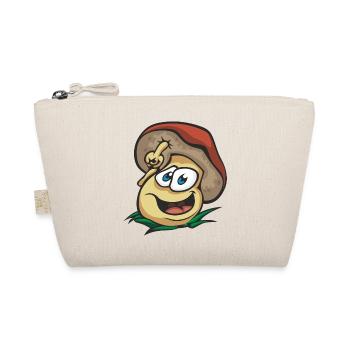 Cool mushroom big-eyed forefinger watching grass - Organic Pouch - nature - Front