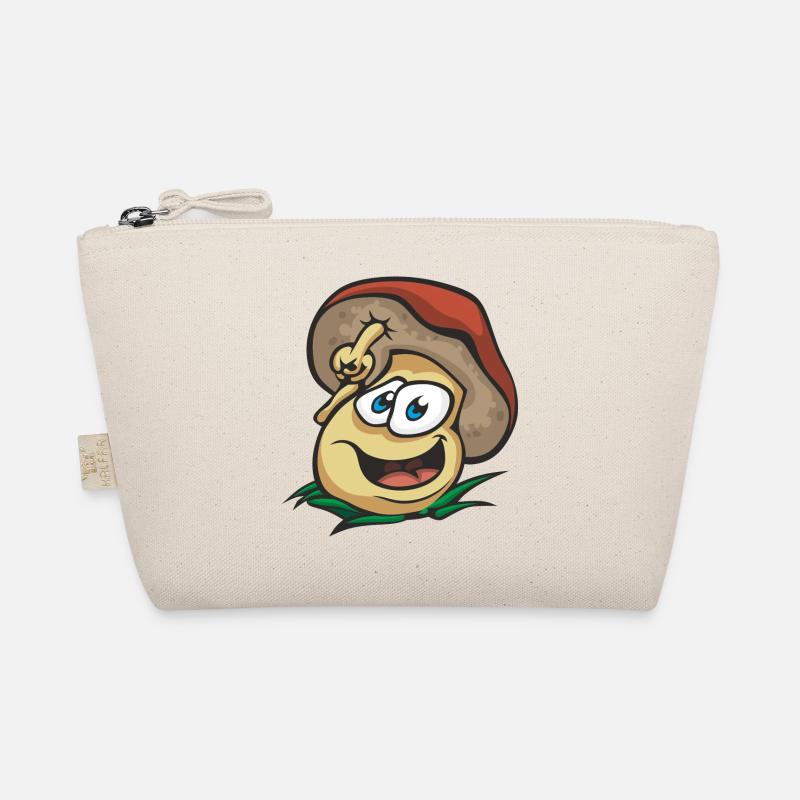 Cool mushroom big-eyed forefinger watching grass Organic Pouch