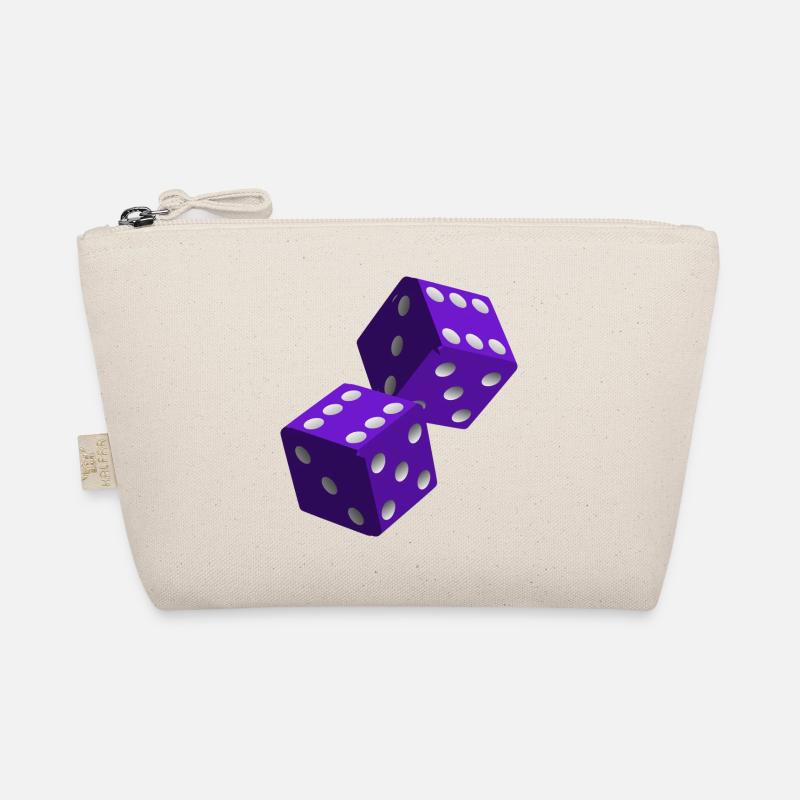 Dés violet avec chiffres blancs Trousse biologique