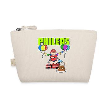 Feuerwehr Phileas Geschenk - Bio-Täschchen - Natur - Vorne