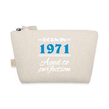 Born in 1971 Aged to perfection - Bio-Täschchen - Natur - Vorne