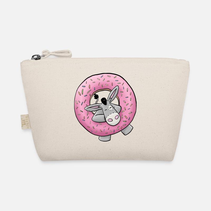 Cuddly donkey with donut Organic Pouch