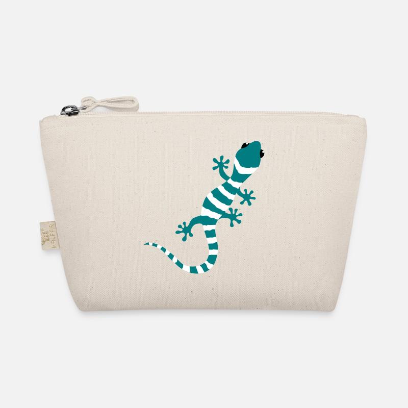 Gecko Salamander Lizard Reptile climbing gift Organic Pouch