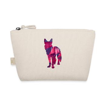 Dog low poly - Dogs Low Poly Design - Organic Pouch - nature - Front