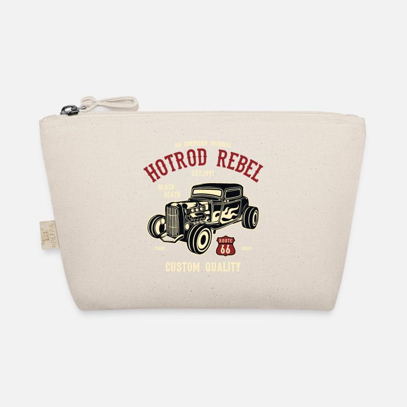Hot Rod Rebel 2 - Bio-Täschchen - Natur