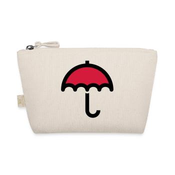 Regenschirm Icon Symbol - Bio-Täschchen - Natur - Vorne