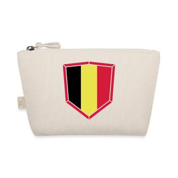 Belgium Belgium Text Flag Cool Football Fan Fun - Organic Pouch - nature - Front