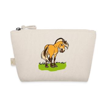 Cheval fjord souriant - Trousse biologique - nature - Devant