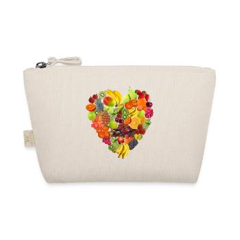 Fruit-Heart - Organic Pouch - nature - Front