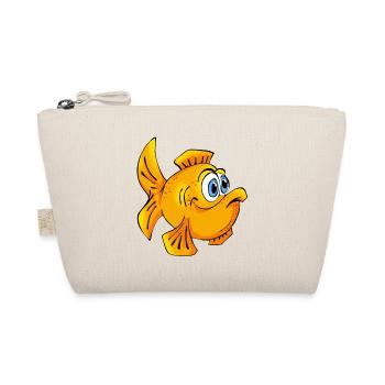 Fish goldfish comic cartoon - Organic Pouch - nature - Front
