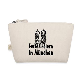 München Bayern Geschenk - Bio-Täschchen - Natur - Vorne
