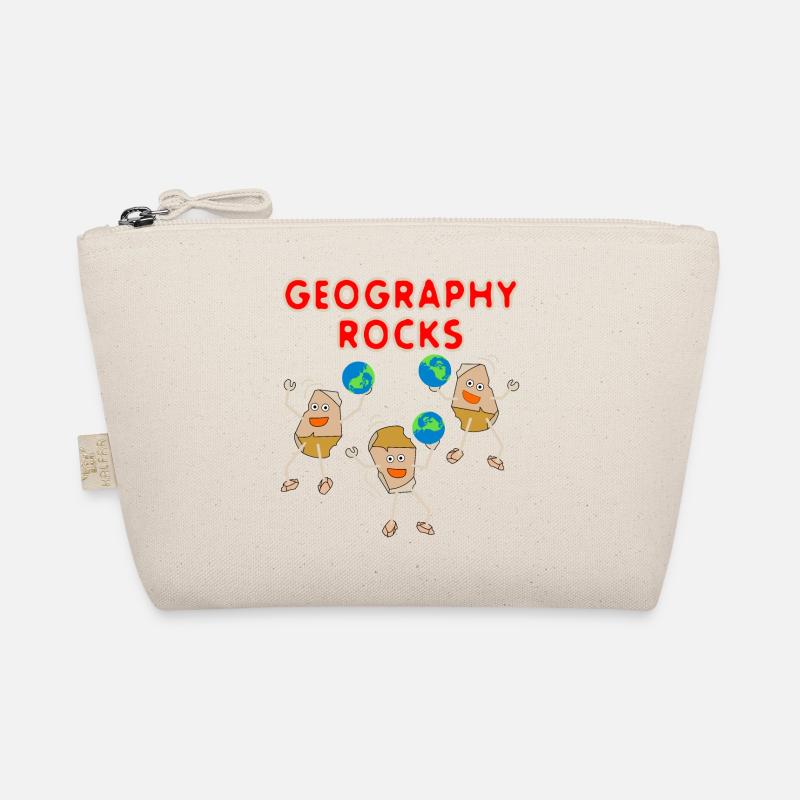 Three Geography Rocks Bio-Täschchen