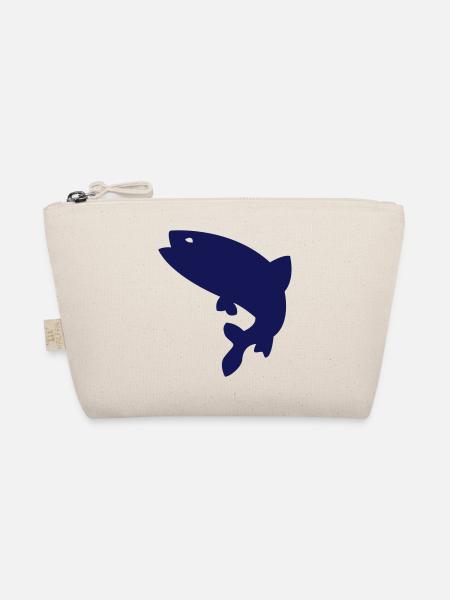 Fisch - Bio-Täschchen - Natur