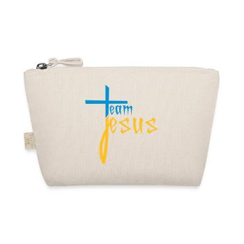 friends team crew jesus cross christ christ kath - Organic Pouch - nature - Front