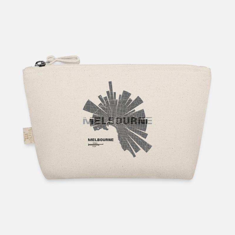 Melbourne Map Organic Pouch