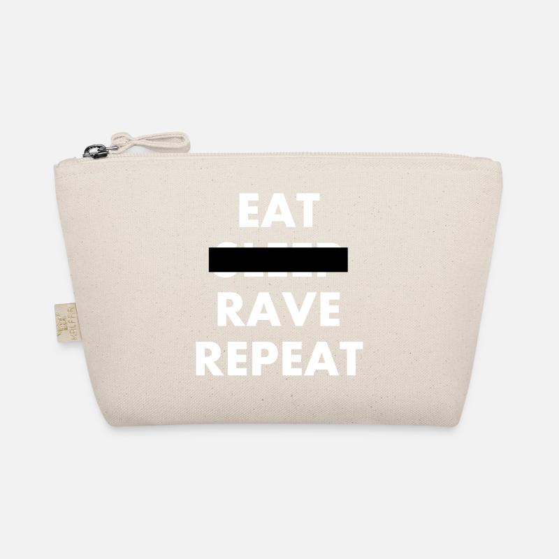 EAT SLEEP RAVE REPEAT Trousse biologique