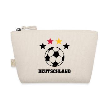 4 Sterne Weltmeister Deutschland 2014 - Bio-Täschchen - Natur - Vorne