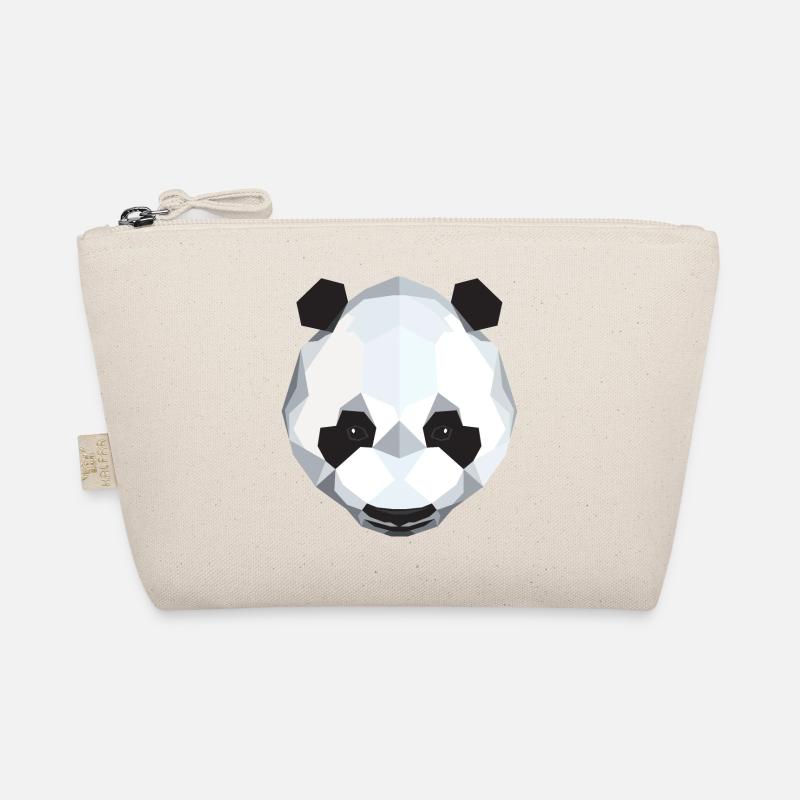 Panda Polygon Geometrisch Vector Art Wild Tier - Bio-Täschchen - Natur