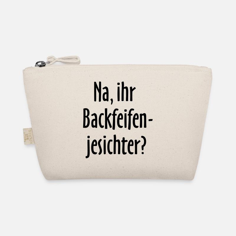 Berlin Spruch: Na, ihr Backfeifenjesichter? Bio-Täschchen