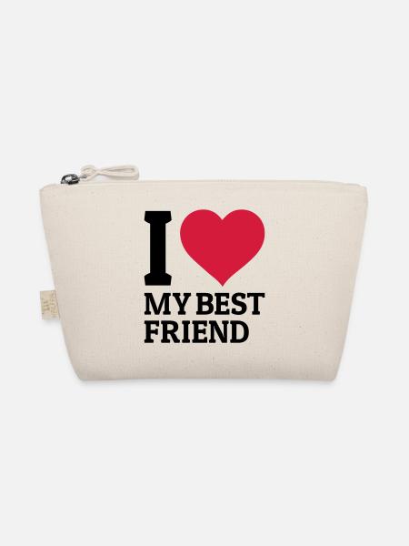 I love my best friend - Trousse biologique - nature