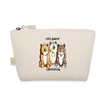 Islandhund Trio - Bio-Täschchen - Natur - Vorne