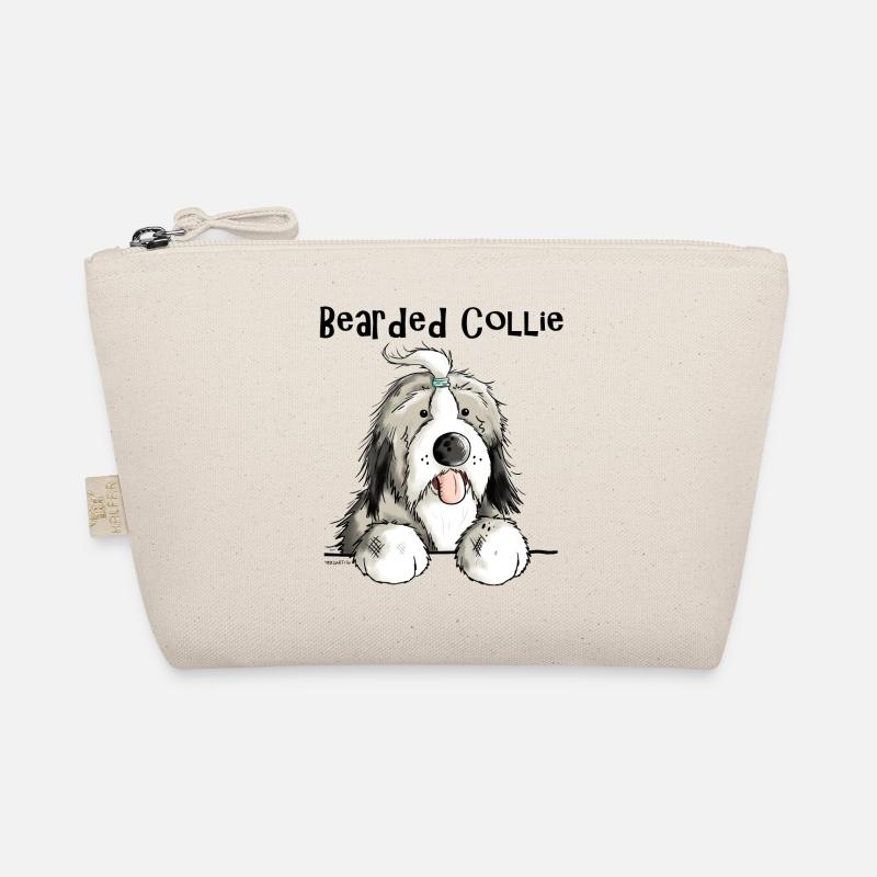 Sweet Bearded Collie Organic Pouch