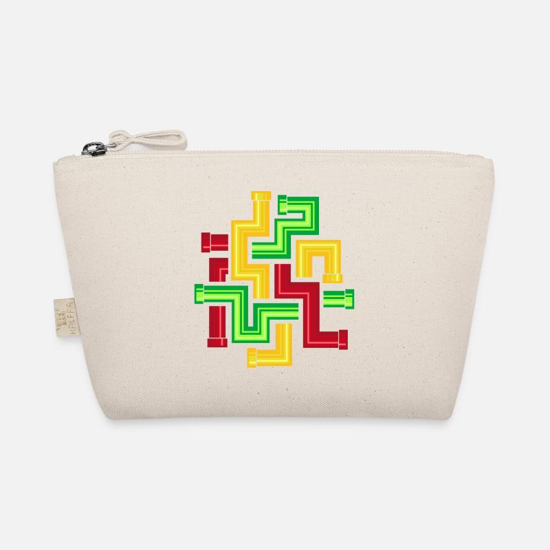 Röhren-Muster Bio-Täschchen