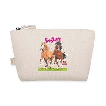 Pferdefreunde Besties Westfale & Haflinger - Bio-Täschchen - Natur - Vorne