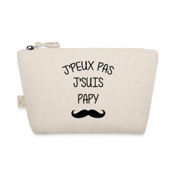 Papy Papi Bébé Naissance Grand Père Amour - Trousse biologique - nature - Devant