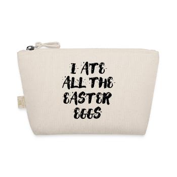 I ate all the easter eggs Typografie - Bio-Täschchen - Natur - Vorne