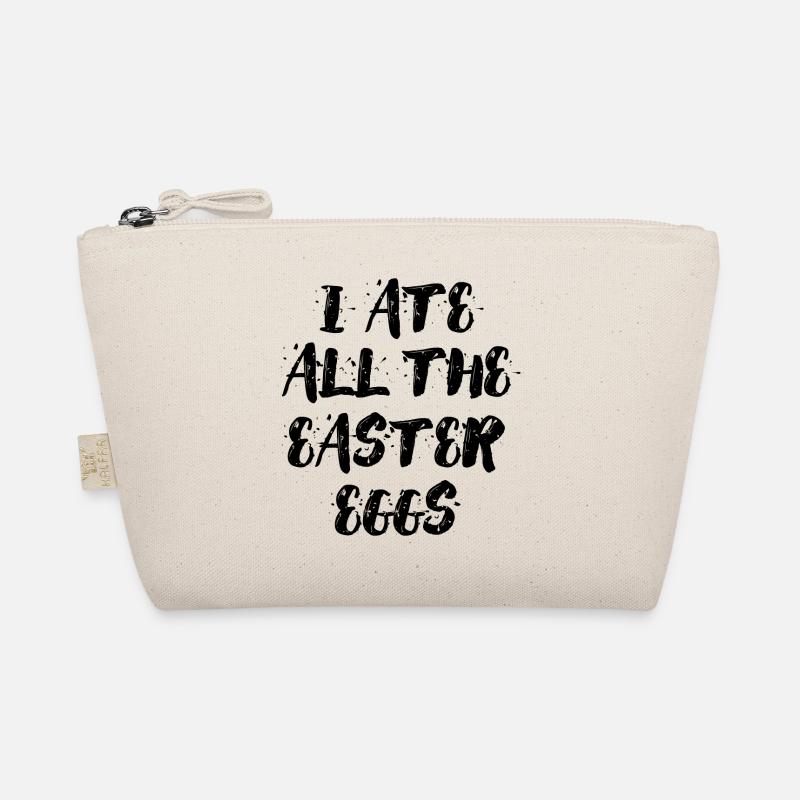 I ate all the easter eggs Typografie Bio-Täschchen