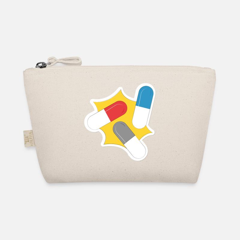 Pop art design gift retro capsule drug Organic Pouch