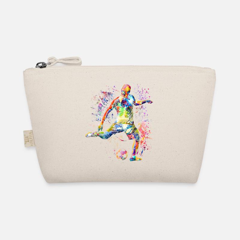 Playing soccer - Soccer player Organic Pouch